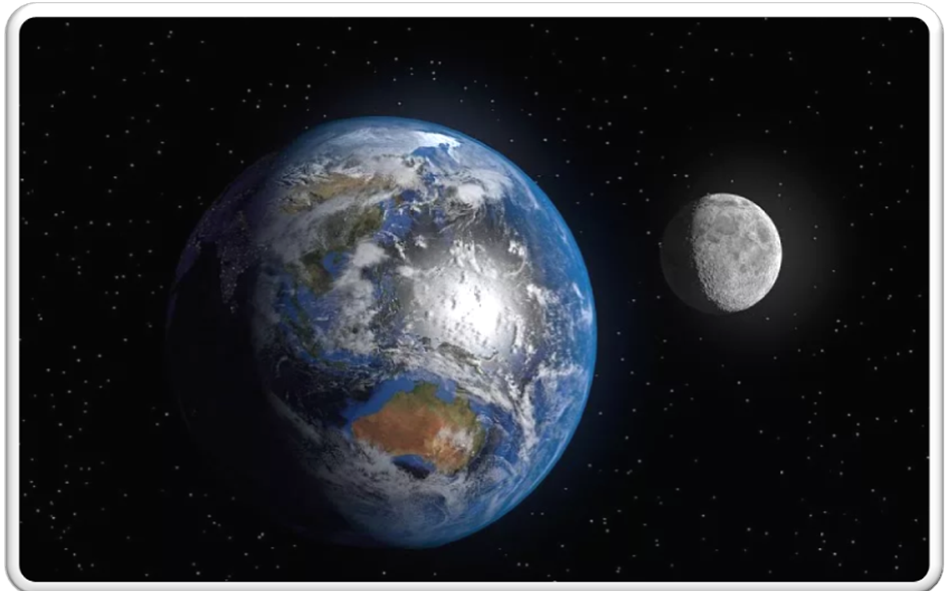 Луна и Земля