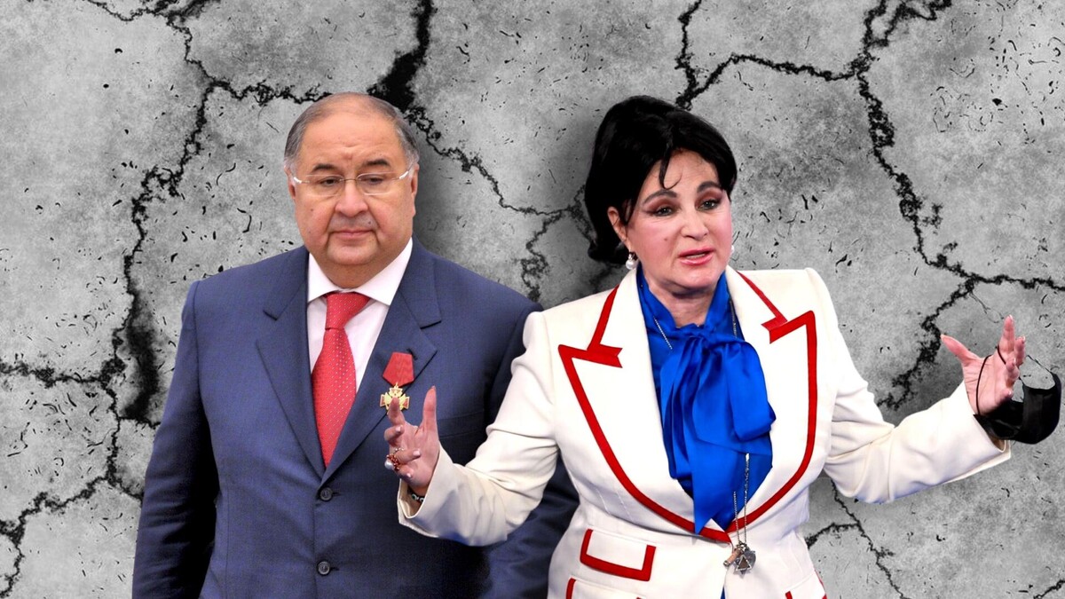 Алишер Усманов и Ирина Винер