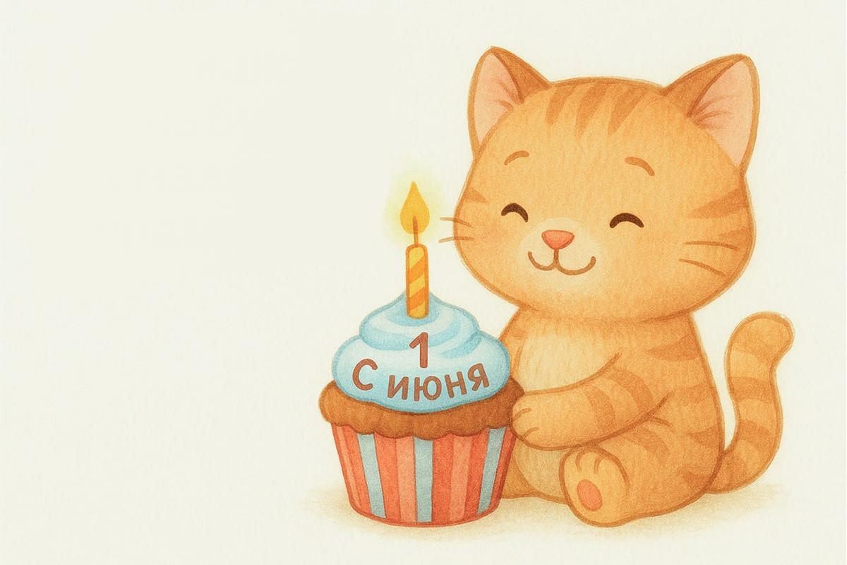    Как поздравить ребёнка: открытки с помощью ИИ к 1 июня