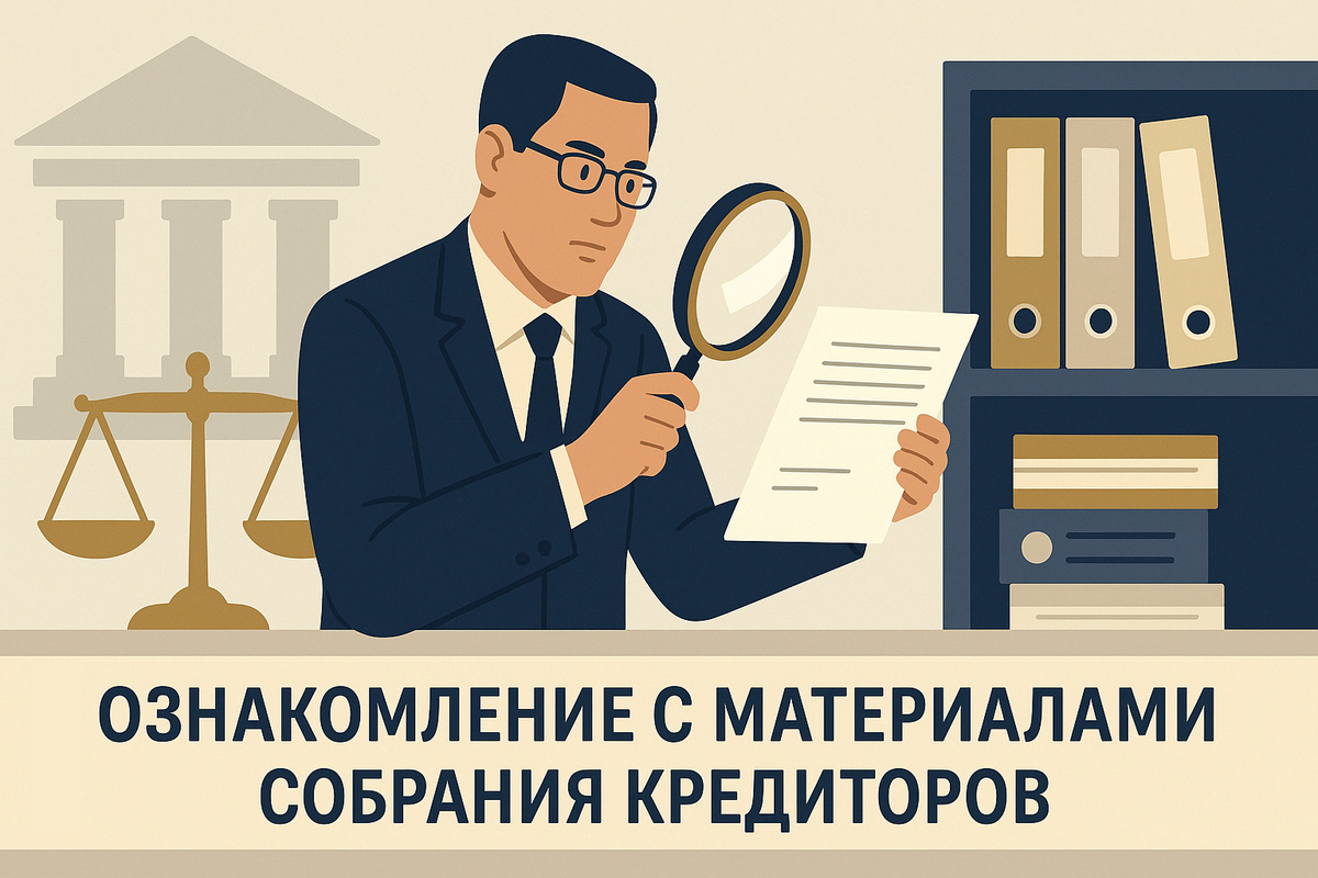 Порядок ознакомления с материалами, подлежащими рассмотрению собранием кредиторов в деле о банкротстве юрлица