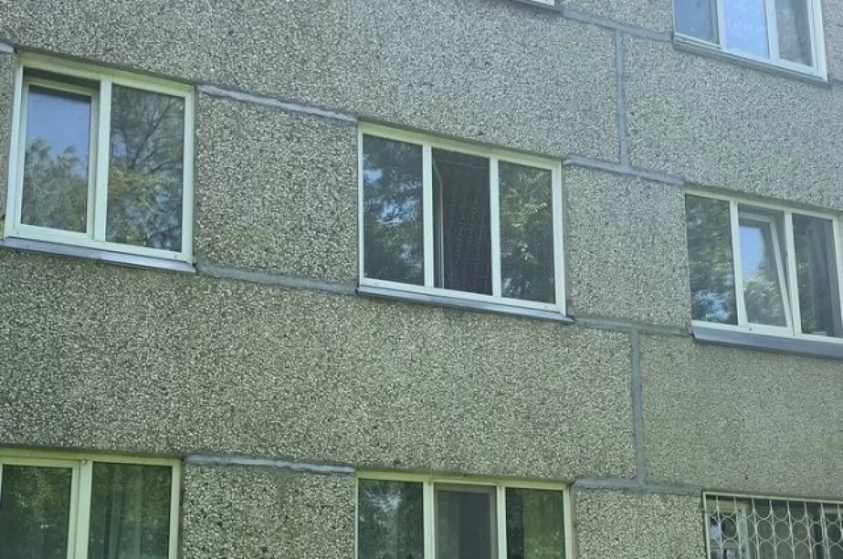    Окно, из которого выпал ребенок.