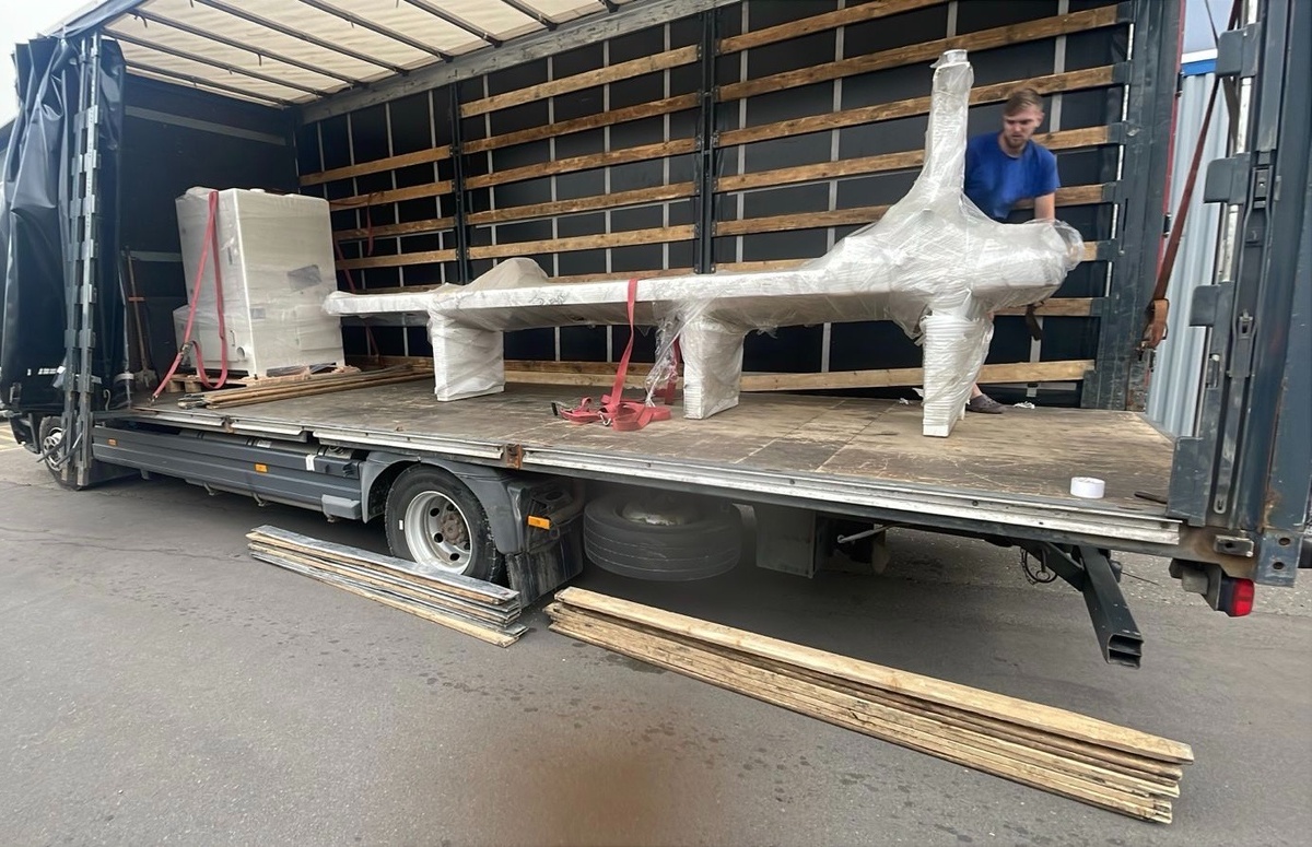 Отгрузка автоматического торцовочного станка с толкателем PLANEX CUT 250