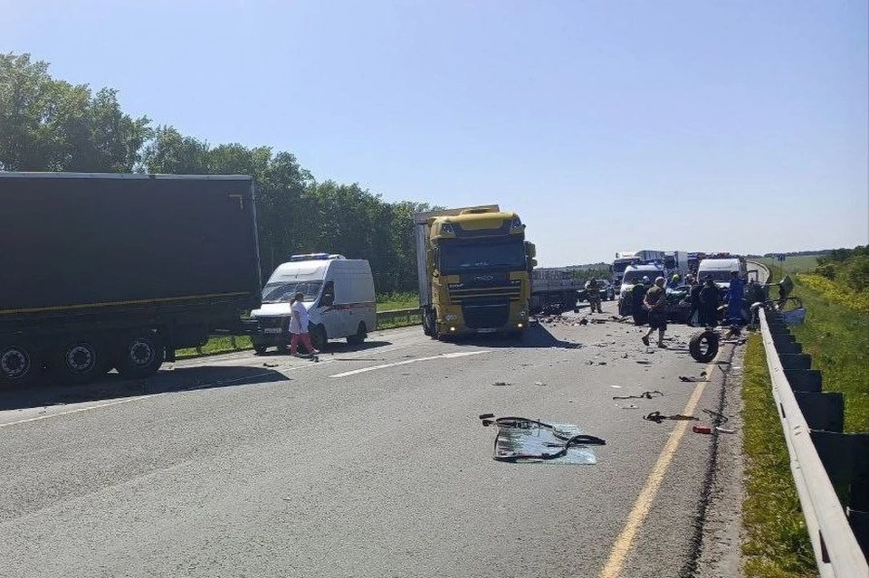 Фото с места ДТП