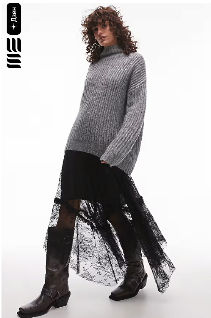 Кружевная юбка-2025