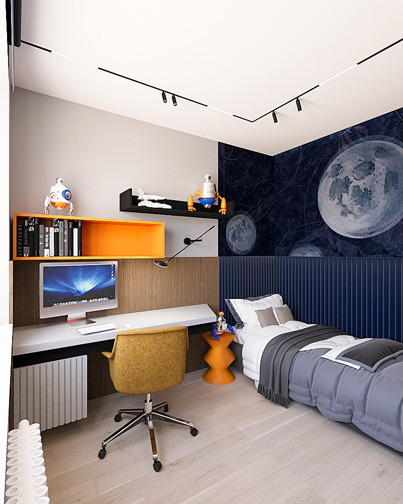 Детская из проекта Maximus. Студия дизайна Юлии Магановой