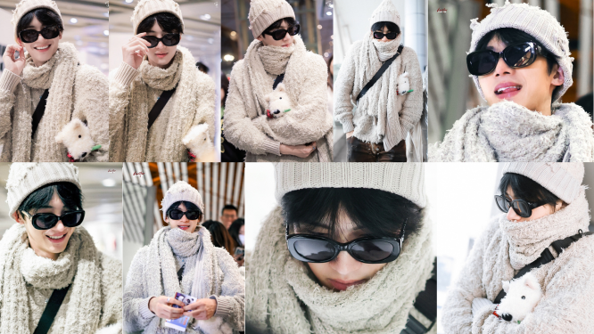 Ясень пушистенький, с игрушечной собачкой и это мими)))