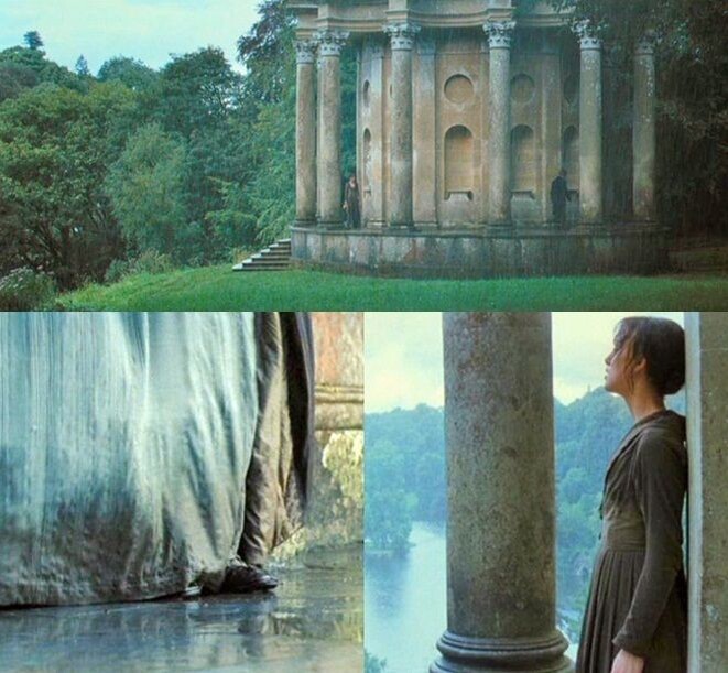 Съемки фильма "Гордость и предубеждение". Кира Найтли в главной роли. Фотографии из открытого источника. 