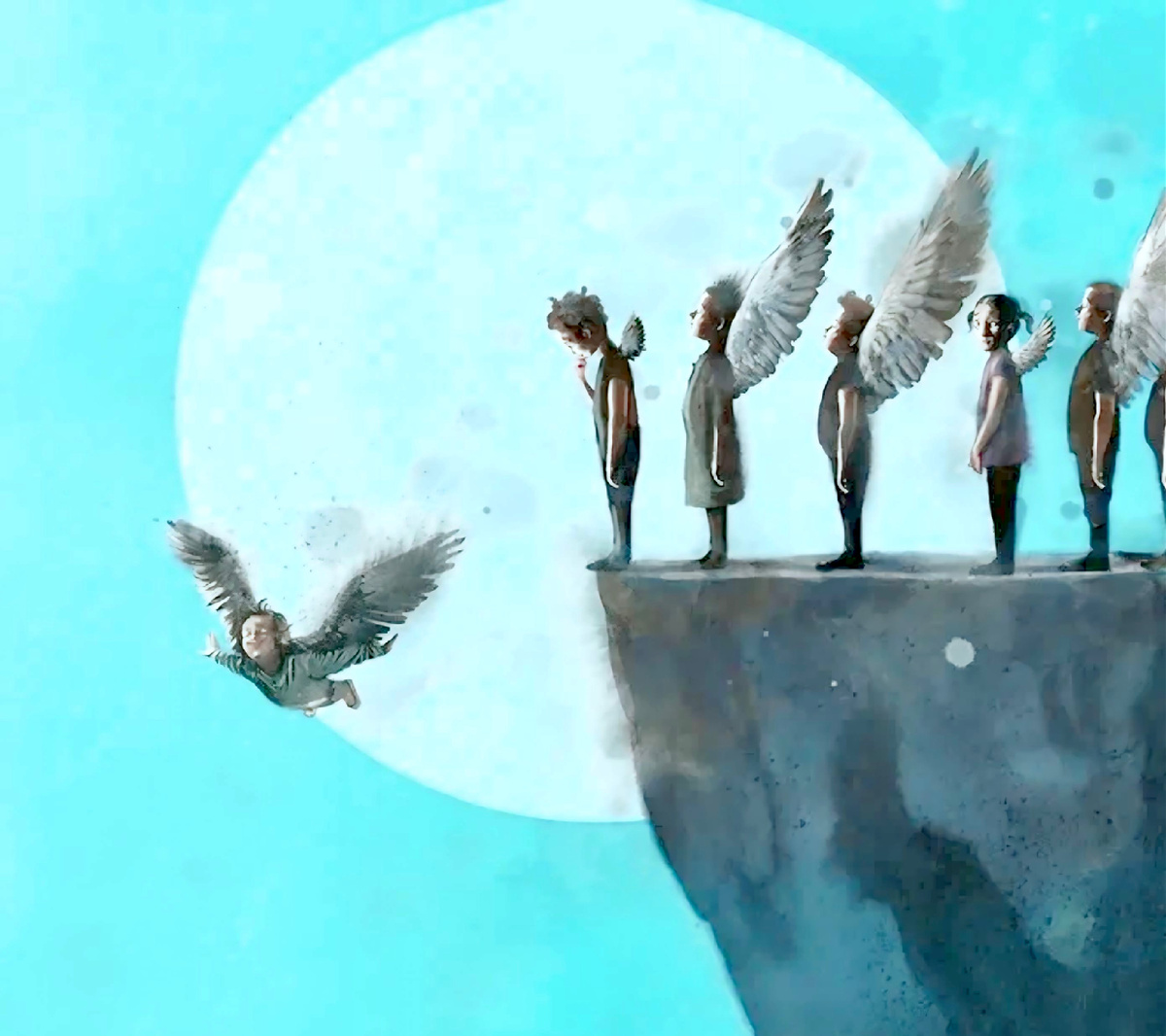 Пусть размер крыльев на этой картинке отражают именно уверенность в себе