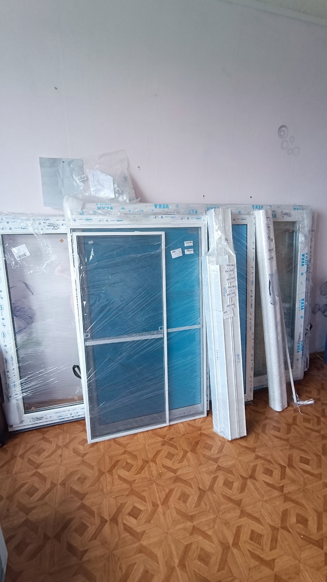 Вот окна привезли хоть