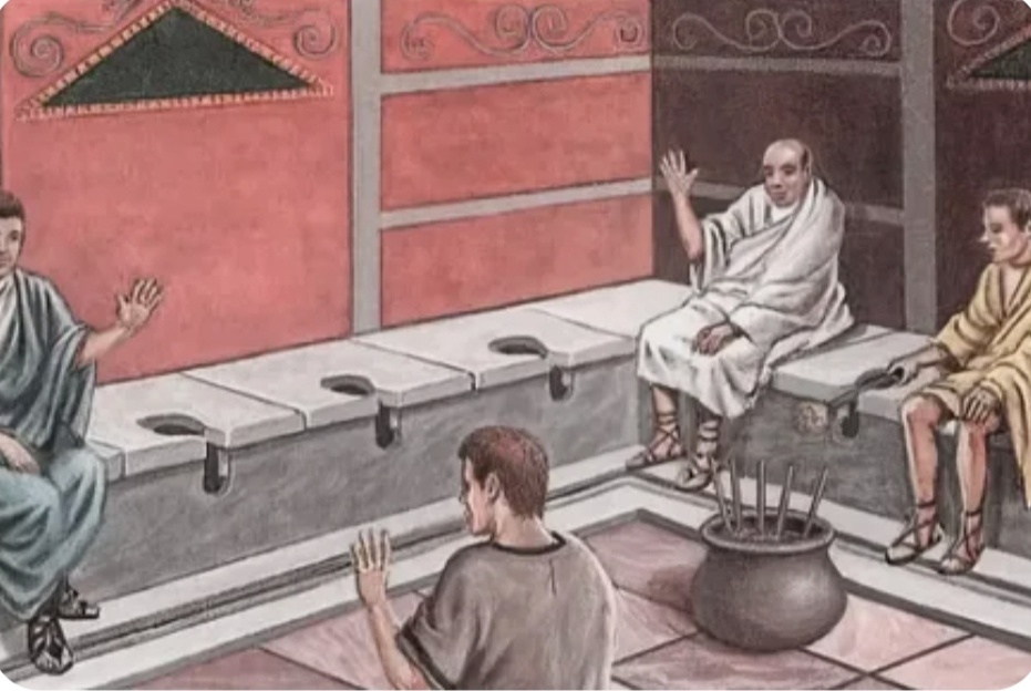 Туалетная  общественный в Риме 