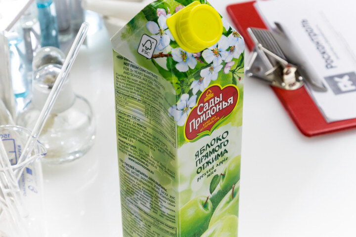 Вкус яблока прямого отжима.
