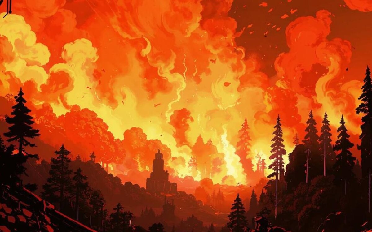    Прокуратура Липецкой области контролирует расследование крупного пожара в Воронежском биосферном заповеднике Фото: Кандинский