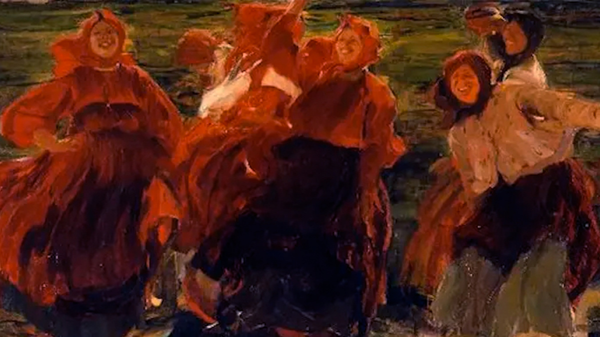 Филипп Малявин — Смех, 1899 г.