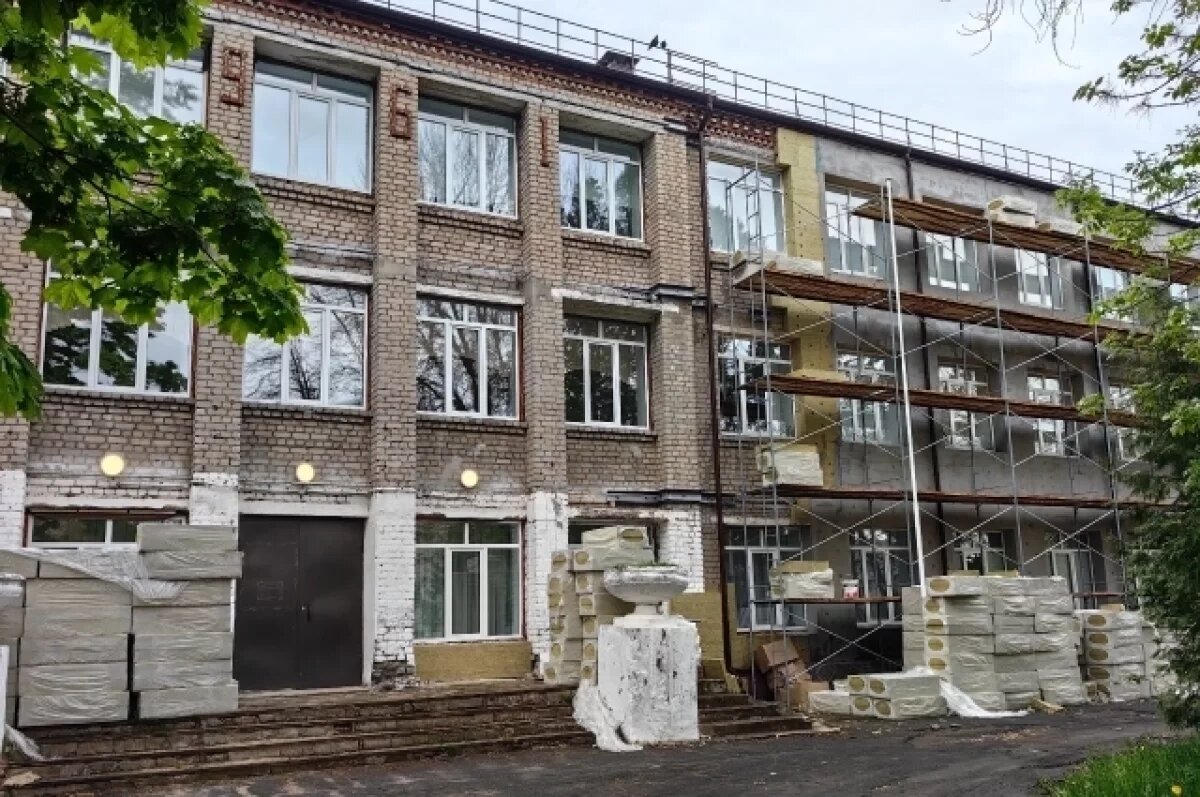    В Вязниках идет ремонт школы №4