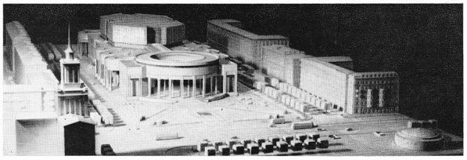 Макет здания Государственной Публичной библиотеки им. М. Е. Салтыкова-Щедрина
на Московском пр.