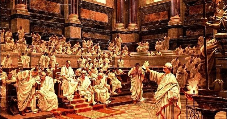 Заседание Римского Сената. Источник: Яндекс Картинки