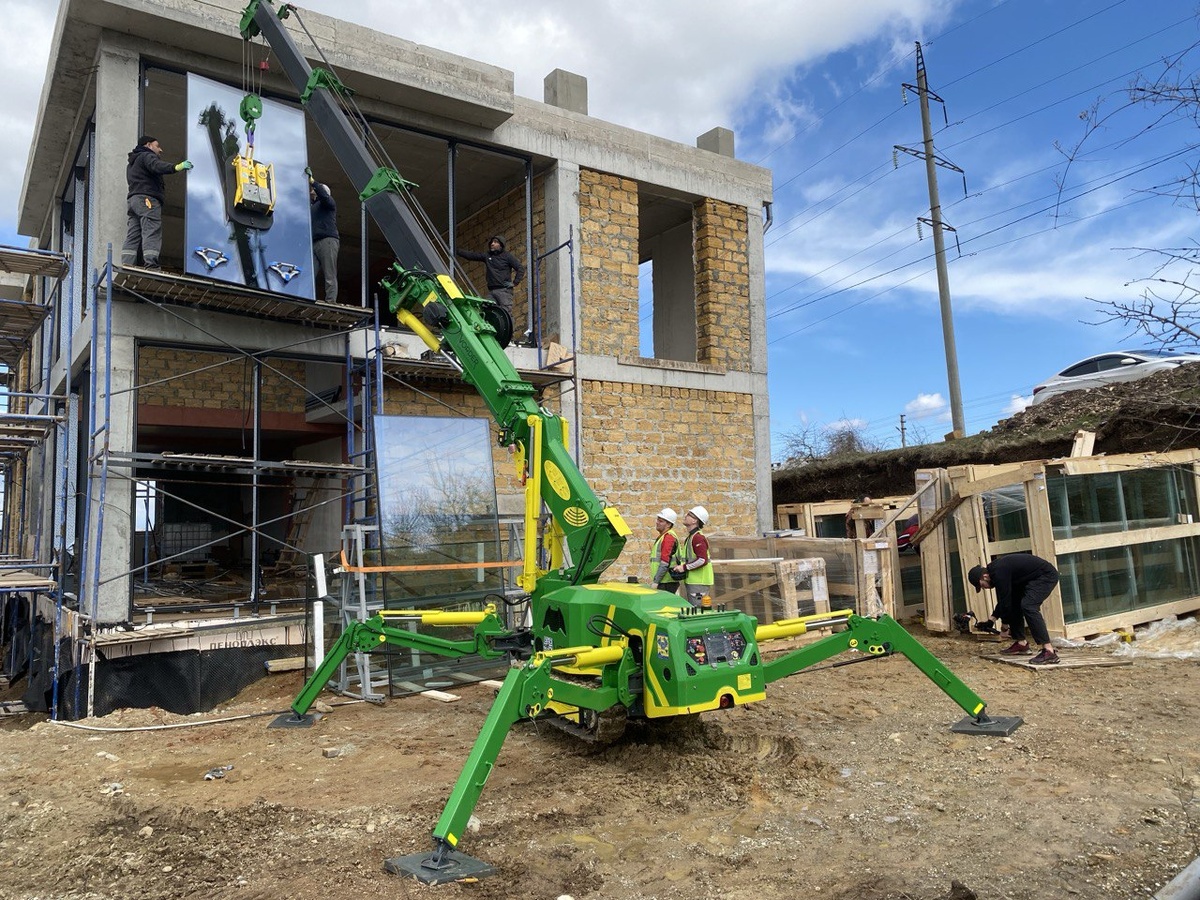 Кран-паук маниуплятор из Китая