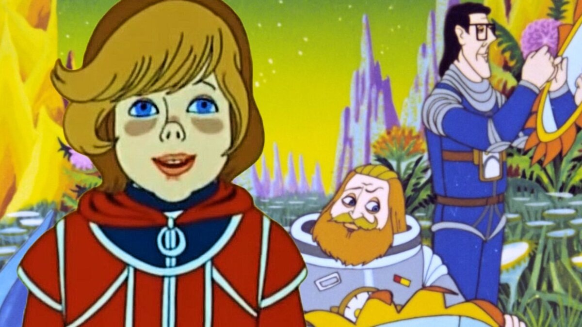 Кадр из м/ф «Гостья из будущего»