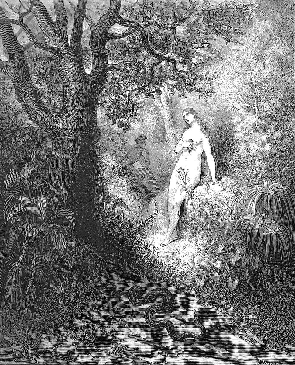 Дева Ева запустила цепь событий, которая привела к временной победе врага рода человеческого. С точки зрения Иринея, Деве Марии было суждено порвать порочный круг, сказав твердое "нет" греху