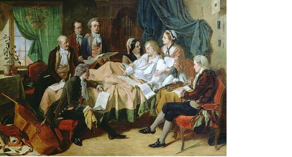 Последние часы жизни Моцарта