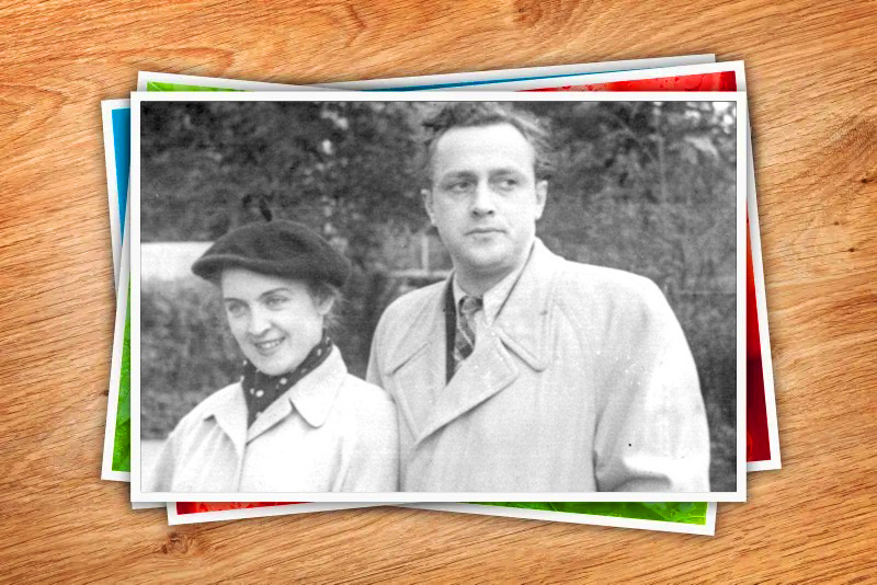 Владислав Стржельчик с женой Людмилой