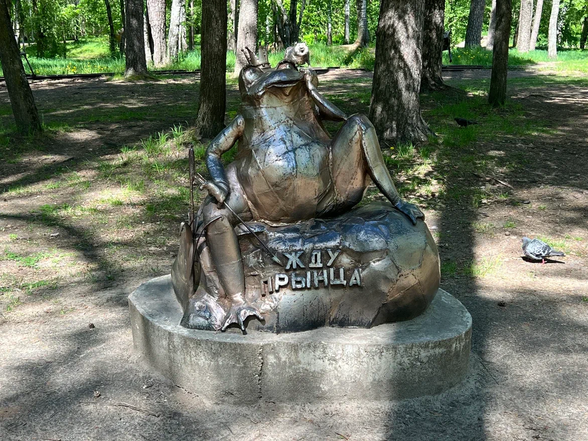 Скульптуры из металла В.В. Волкова, Парк им. Степанова, Иваново. Фото автора