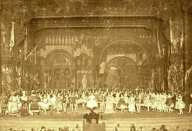 Большой театр в 1900 году, фотография из открытых источников Яндекса