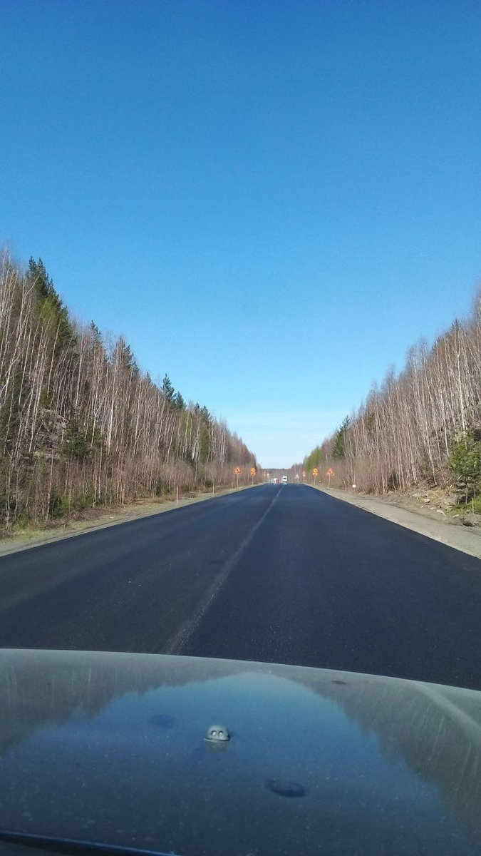 Дорогу приводят в порядок (фото автора)