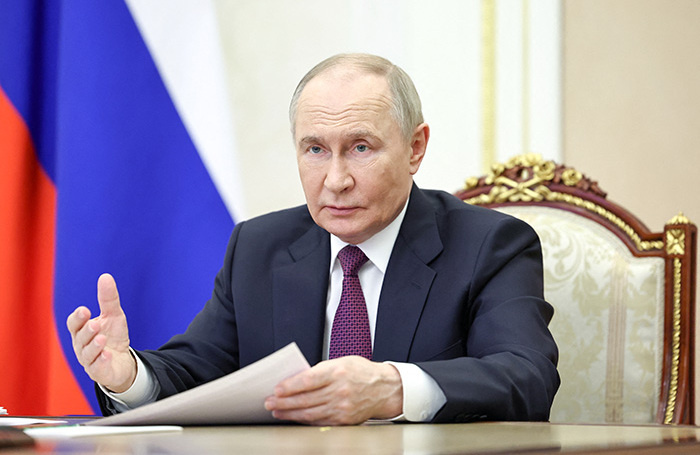    Владимир Путин.Sputnik/Alexander Kazakov/REUTERS