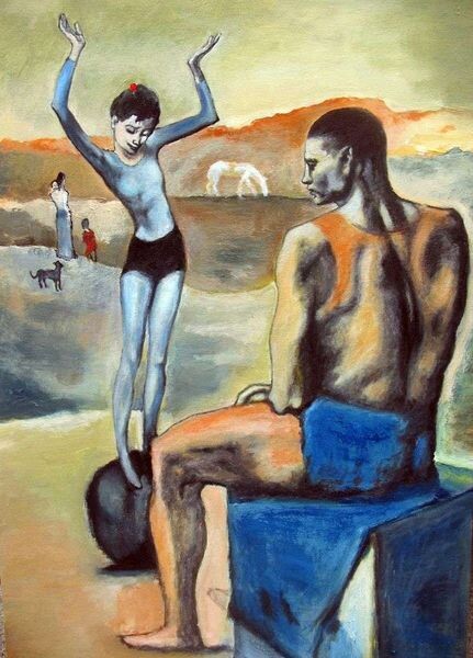 П. Пикассо. Девочка на шаре. Из открытого источника