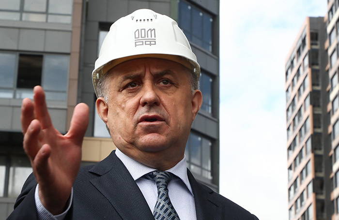    Глава ДОМ.РФ Виталий Мутко.Антон Новодережкин/ТАСС