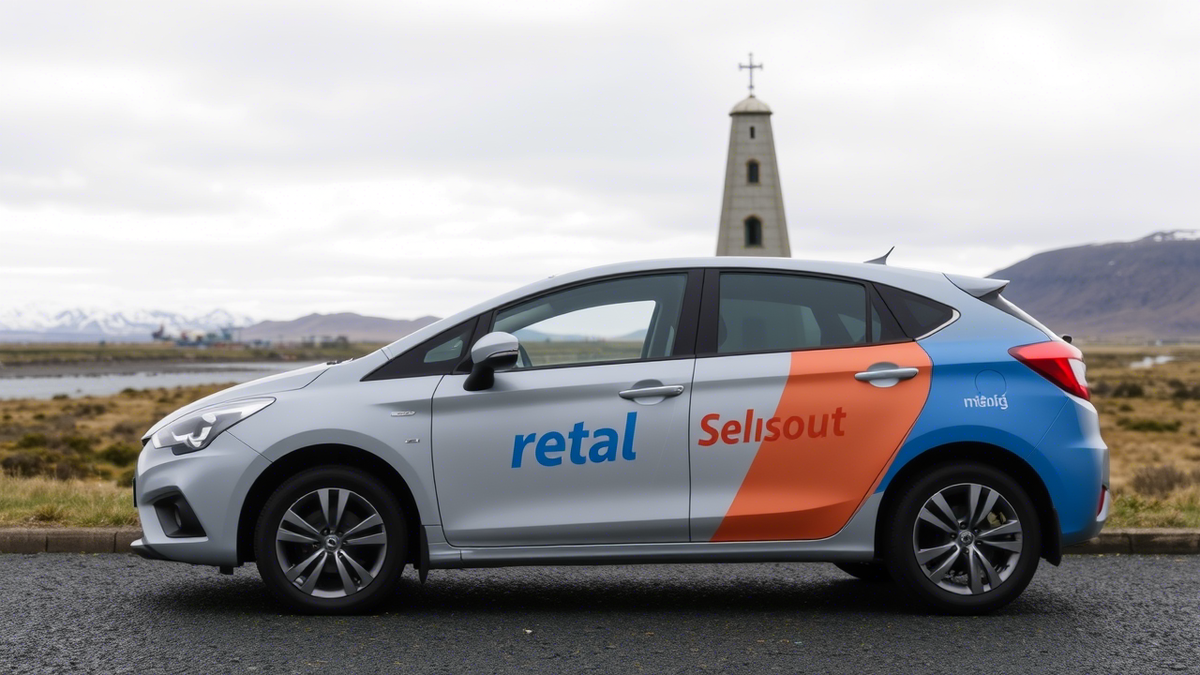 Арендованный автомобиль в Исландии 