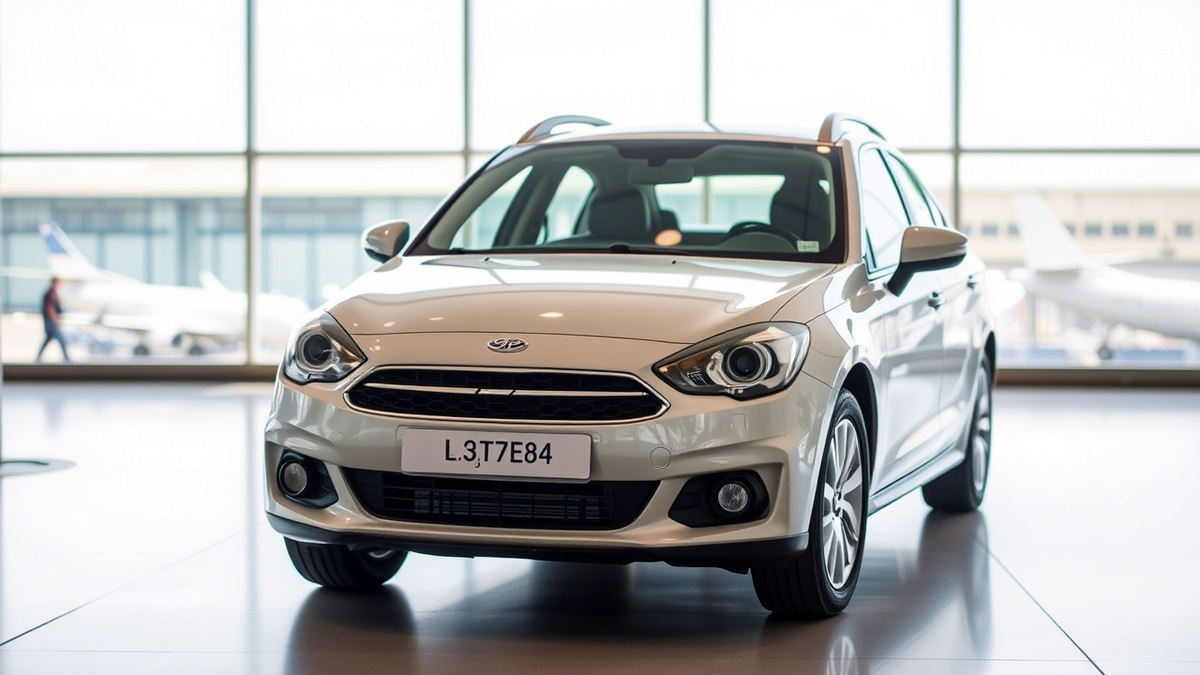 Арендованный автомобиль в Риме 