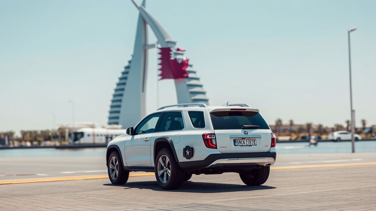 Арендованный автомобиль в Катаре 
