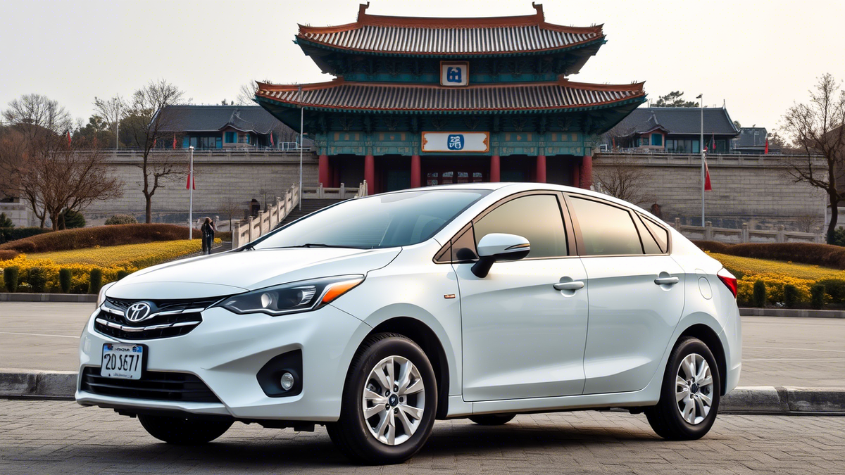 Арендованный автомобиль в Южной Корее 