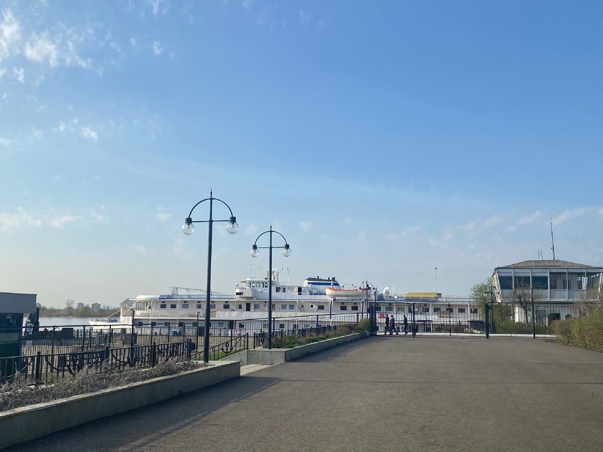 На территории Речного порта Казани. Фото автора статьи