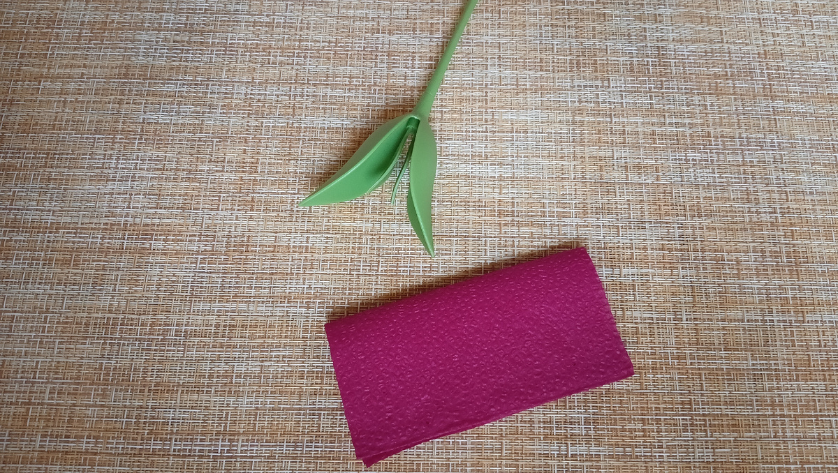 Розы из салфеток. Фото автора