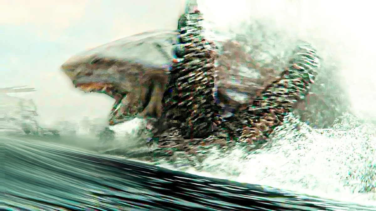 Схватка мегалодон и лелиафан 