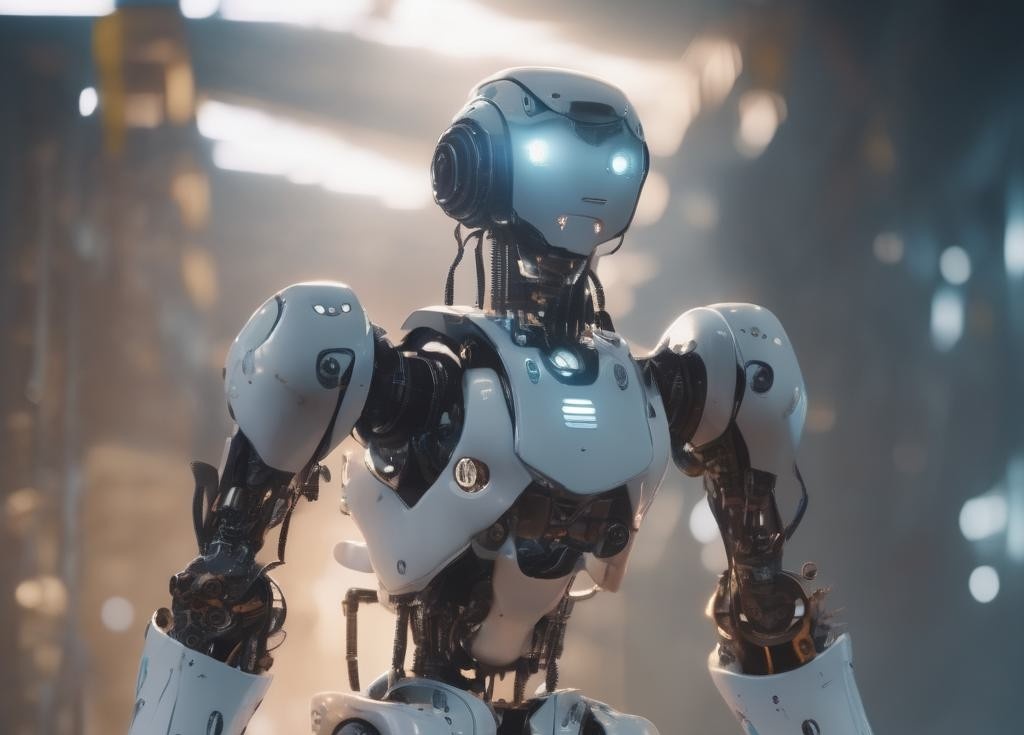 Робот. Иллюстрация сгенерирована нейросетью