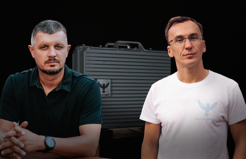 Соучредители компании BlueBird (ТОВ "БЛЮБЕРД ТЕХ", ЄДРПОУ: 45288431) Валерий Зарубин (слева) и Богдан Станкевич