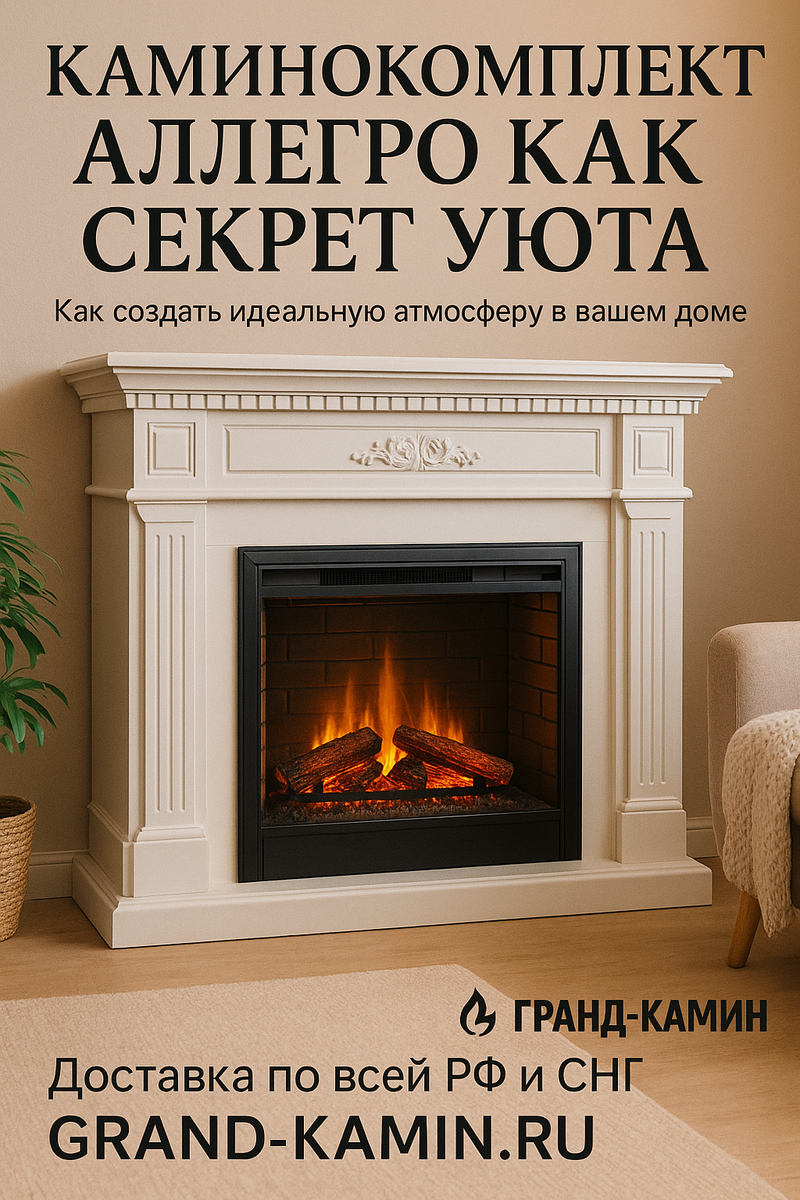    Каминокомплект Аллегро как секрет уюта: как создать идеальную атмосферу в вашем доме Kamin