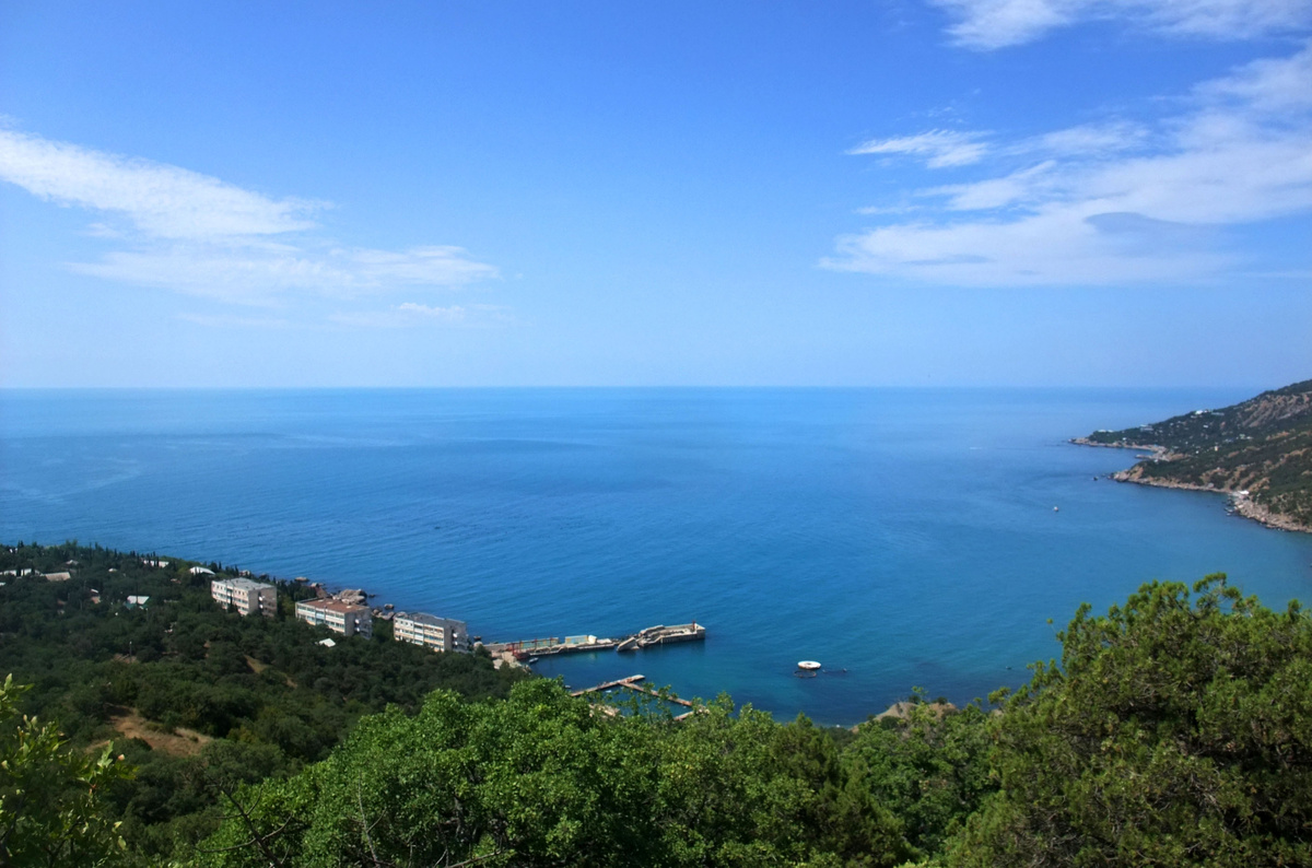 Вид на Черное море и Бухту Ласпи