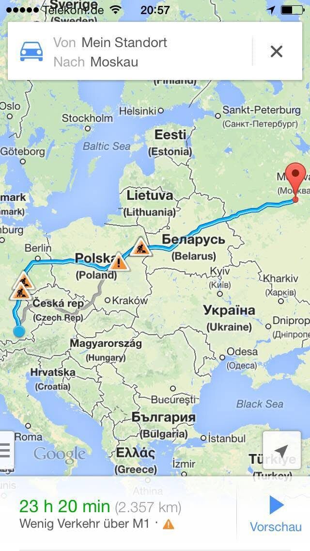 "Сталь хотела крови глоток
Сталь хрипела:
"Идём на Восток!"(с)*  Старый маршрут в моем телефоне:)