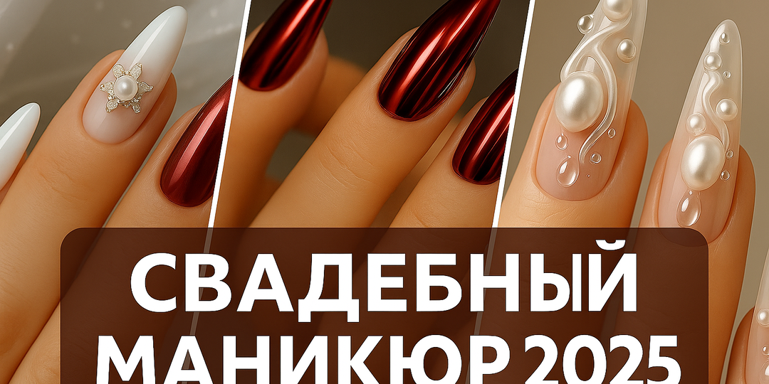 Свадебный маникюр 2025: тренды, советы и 30 вдохновляющих идей 💍