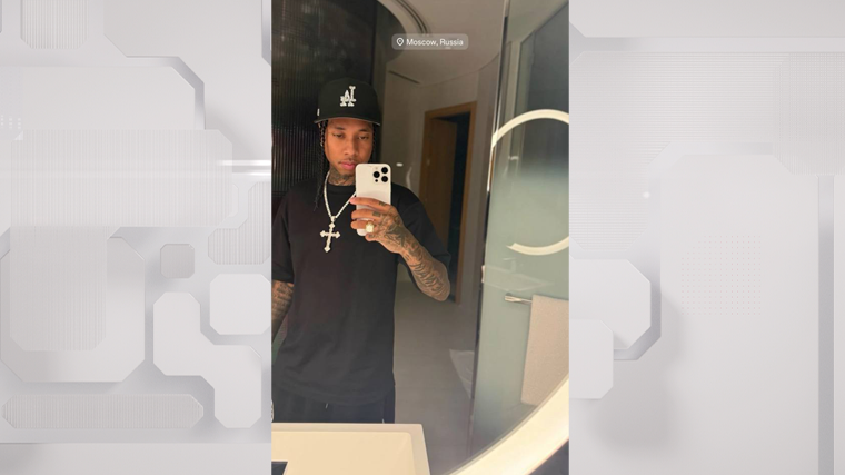    Рэпер «отметился» в Москве. Instagram*/tyga