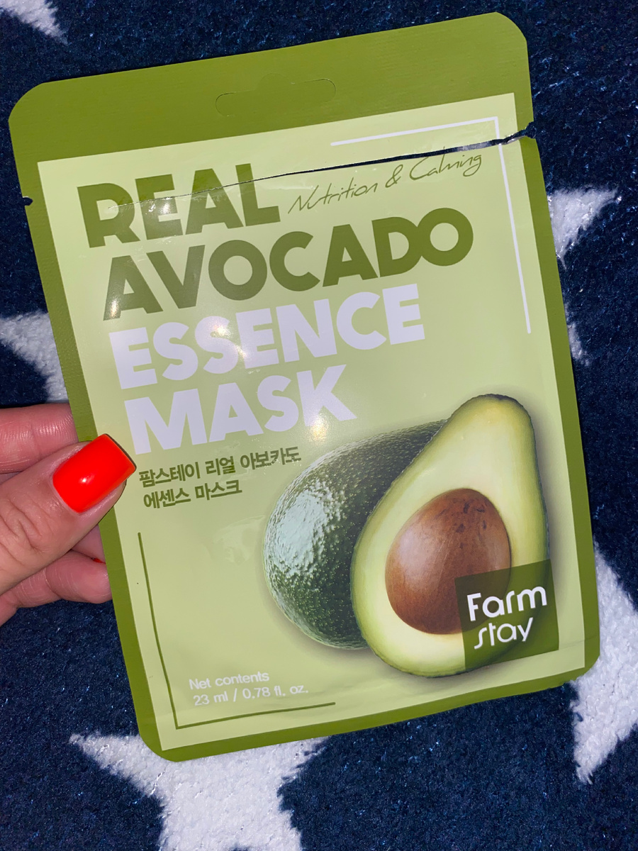 Тканевая маска для лица Farm stay с авокадо