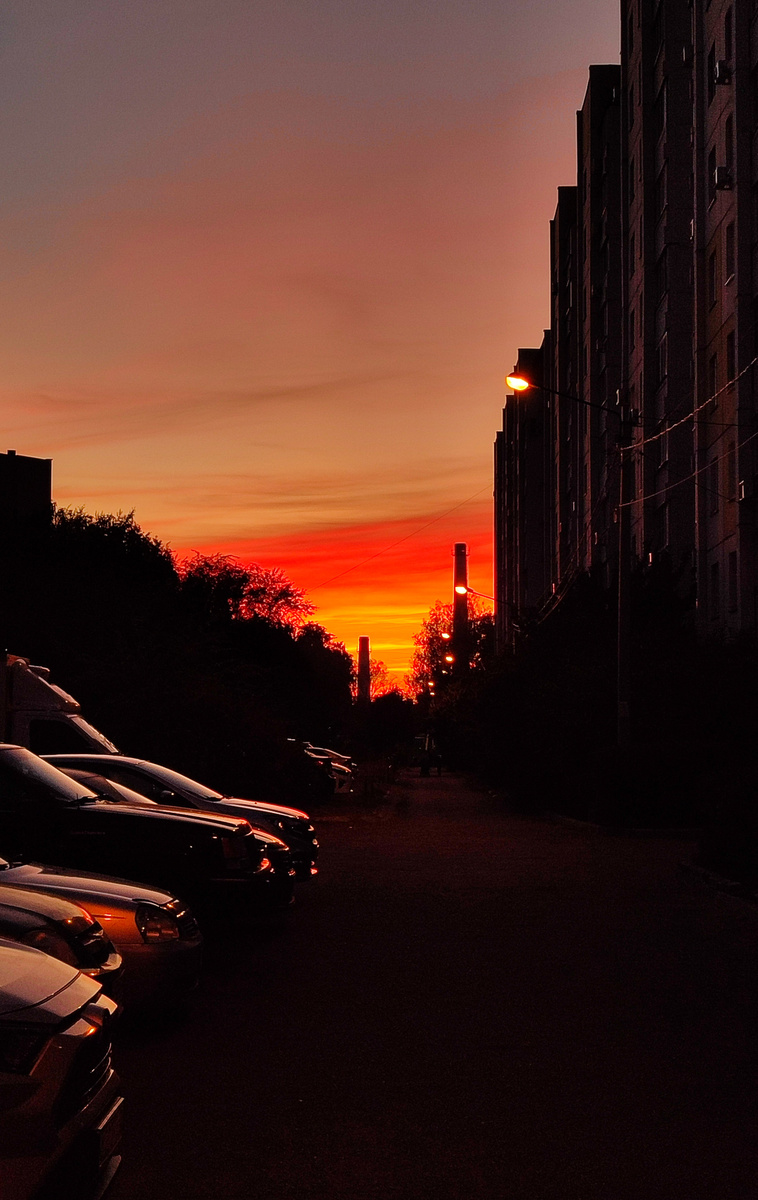 и такие закаты мне  очень красиво