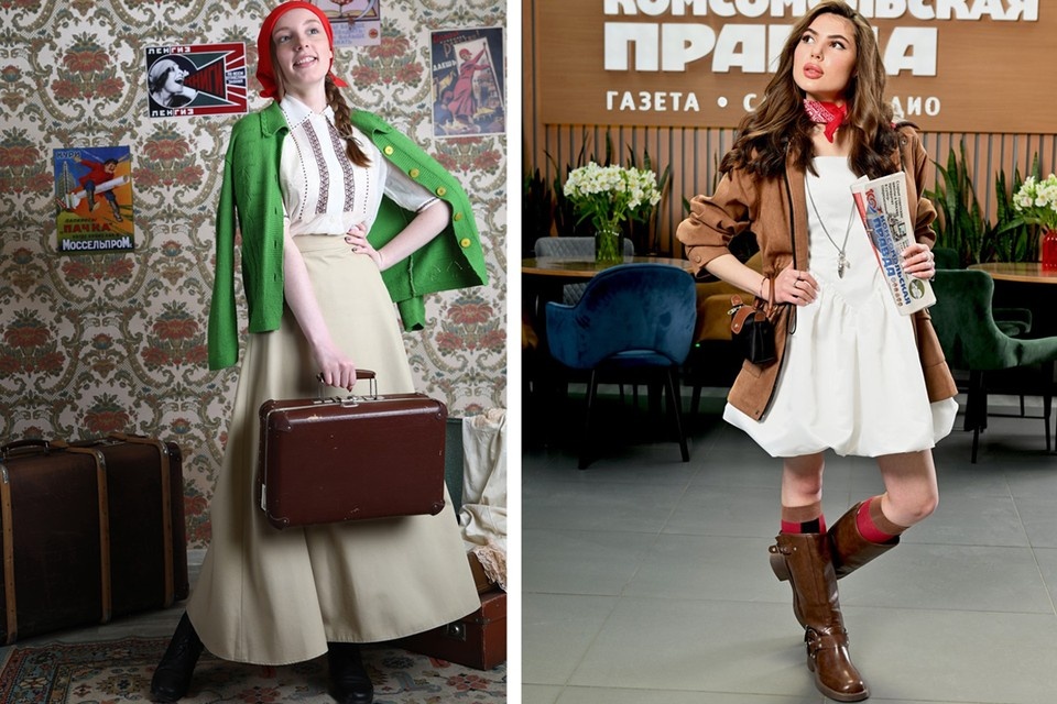    «Комсомолки сквозь года» - проект, в котором мы попробовали заглянуть в прошлое и представить, как бы этот конкурс выглядел, начавшись вместе с историей газеты в 1925 году. Фото: Оксана Зуйко и Михаил Фролов