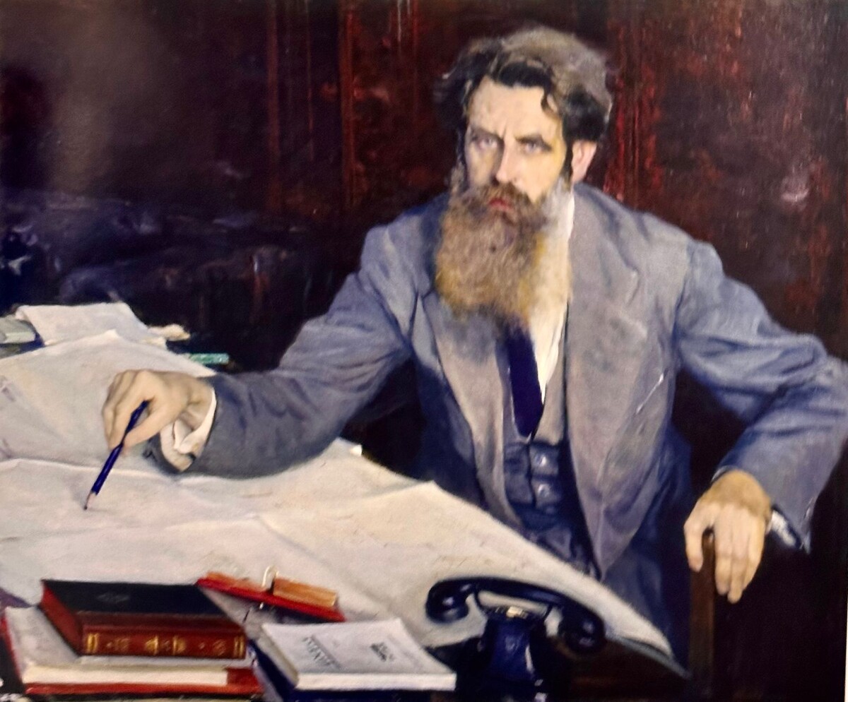 «Портрет Отто Юльевича Шмидта». 1937
