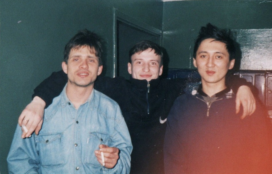 Николай Вдовиченко, Евгений "Корней", Ермен Анти. Фото из архива ВК-сообщества "Евгений «Корней» Корнийко"